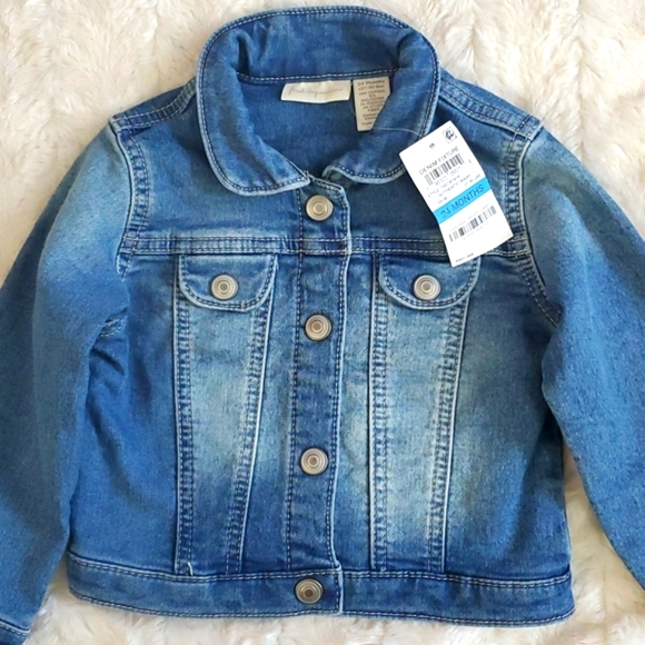 First Impressions Other - NWT 24M First Impressions Denim Jacket